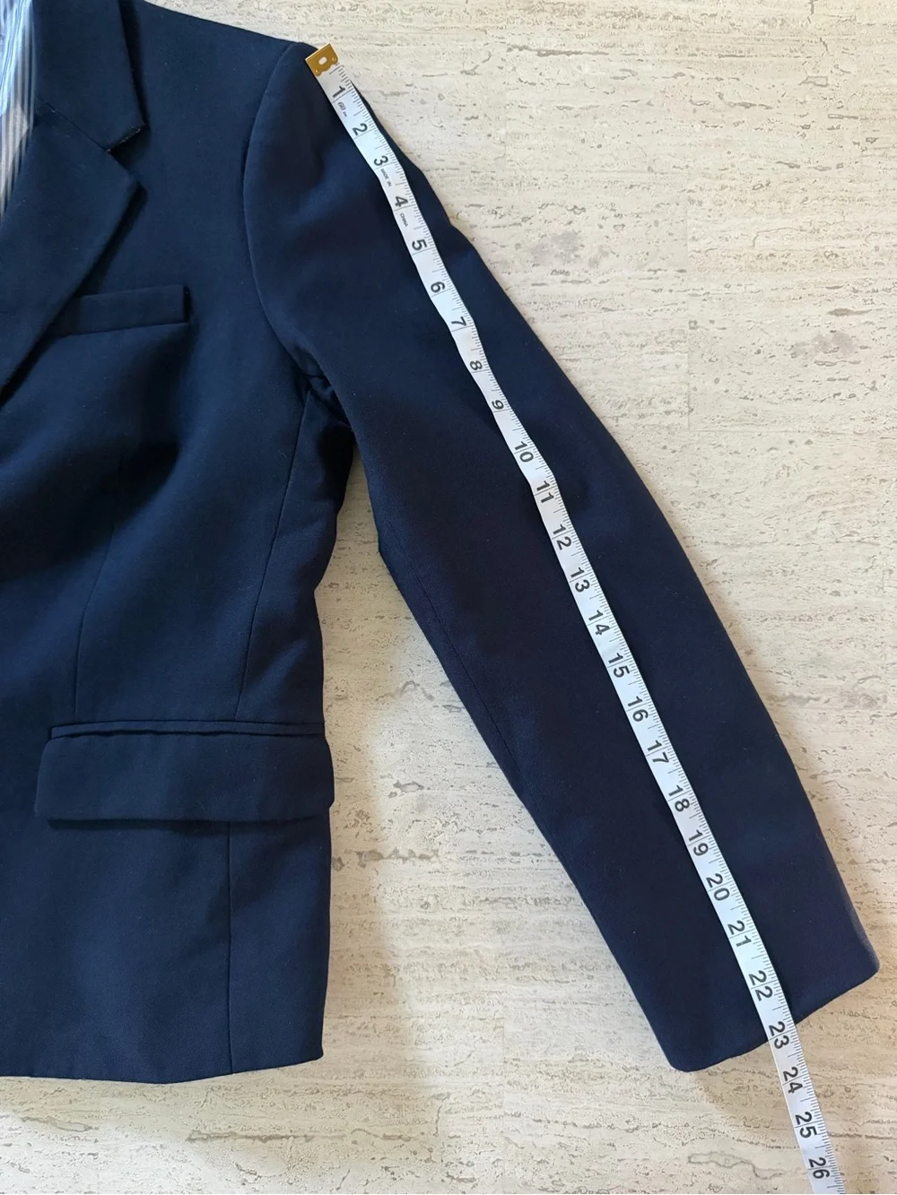 J. Crew Original Schoolboy Blazer, Navy Wool Blend | Size 12P | NWOT